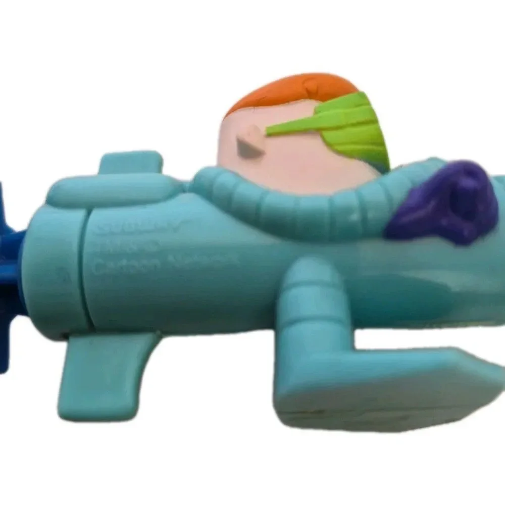 Vintage 1990s Dexter’s Laboratory Dexter Submarine Subway Meal Toy Cartoon Ntk
